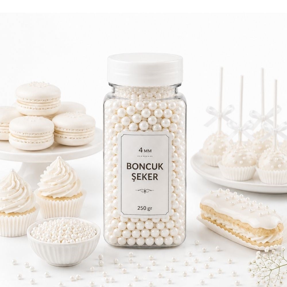 Dr. GustoDr. Gusto 4 Mm Sedef Boncuk Şeker 250 GrDR-4MM-SEDEF