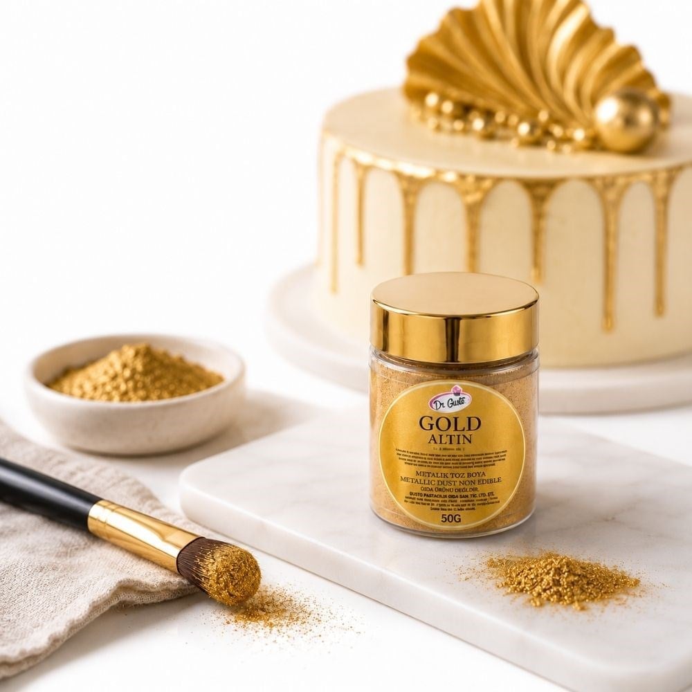 Dr. GustoDr. Gusto Gold Metalik Toz Dekor Boya 50 Grglps00101