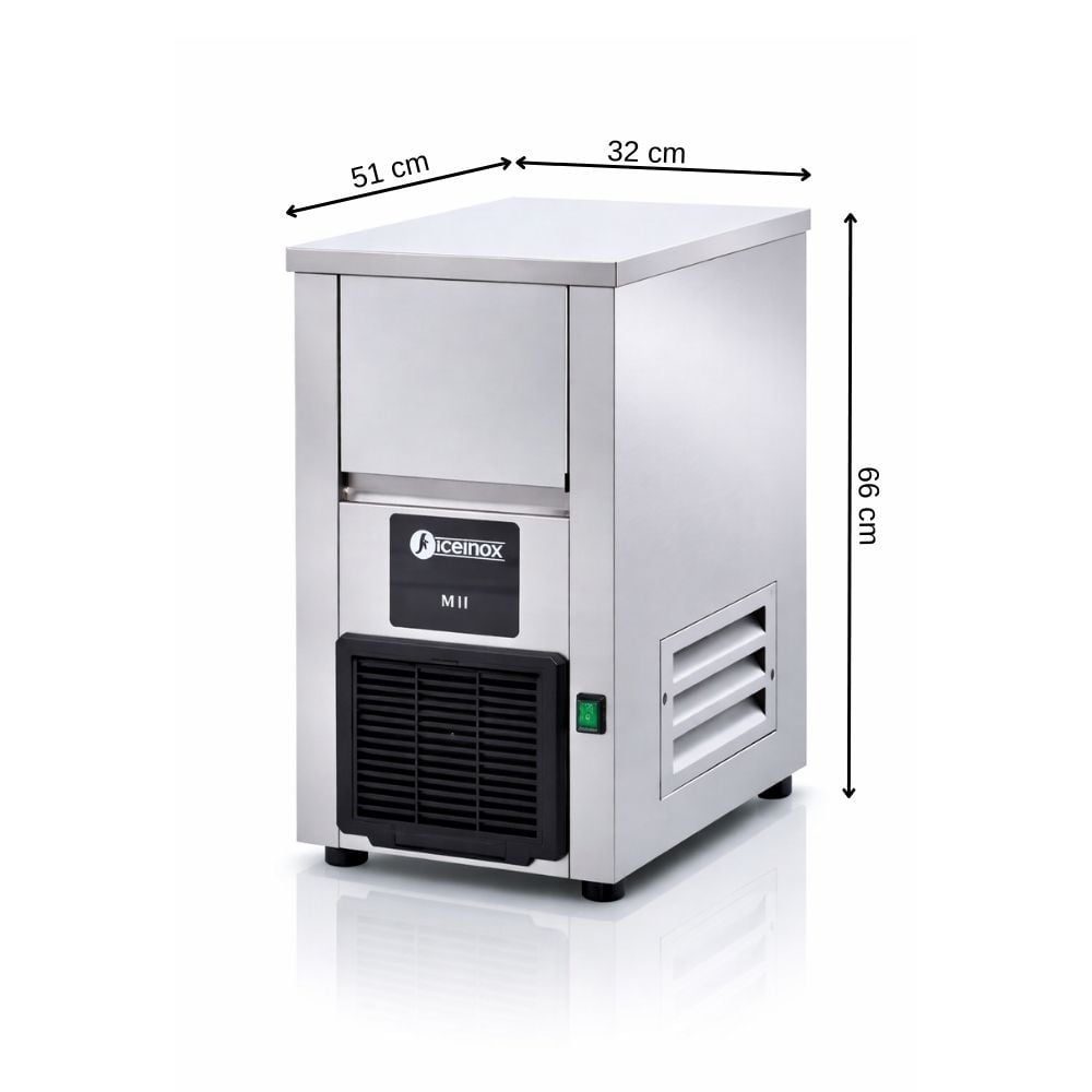 Iceinox Gurme Küp Buz Makinası 25 Kg/Gün