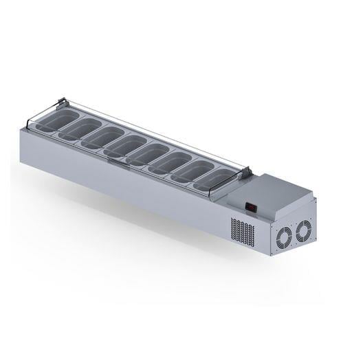 Iceinox Set Üstü Saladbar Pleksi Kapak GN 1/4-150: 8 Adet
