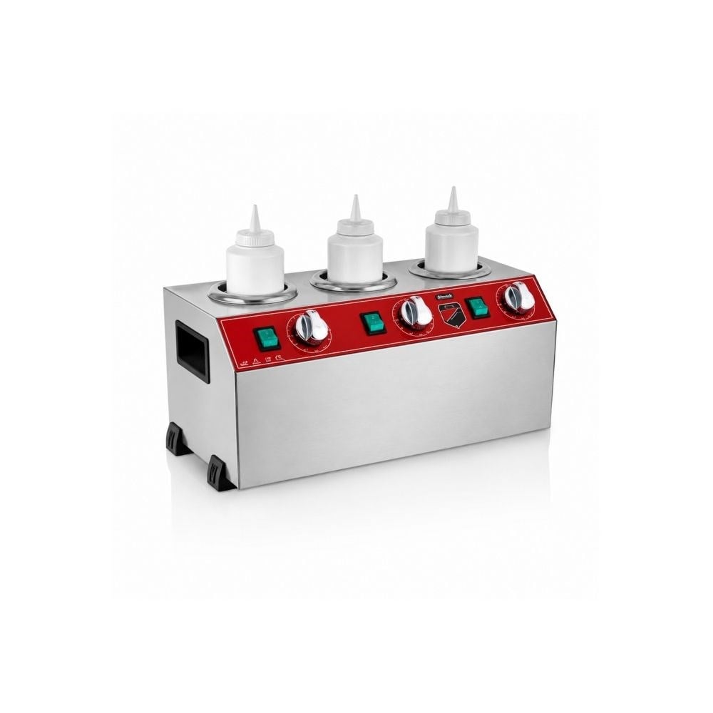 Işıkgaz SilverinoxIşıkgaz Silver Elektrikli Üçlü Şişe Sosluk Isıtıcı - 3 LüSLVR-SS-03