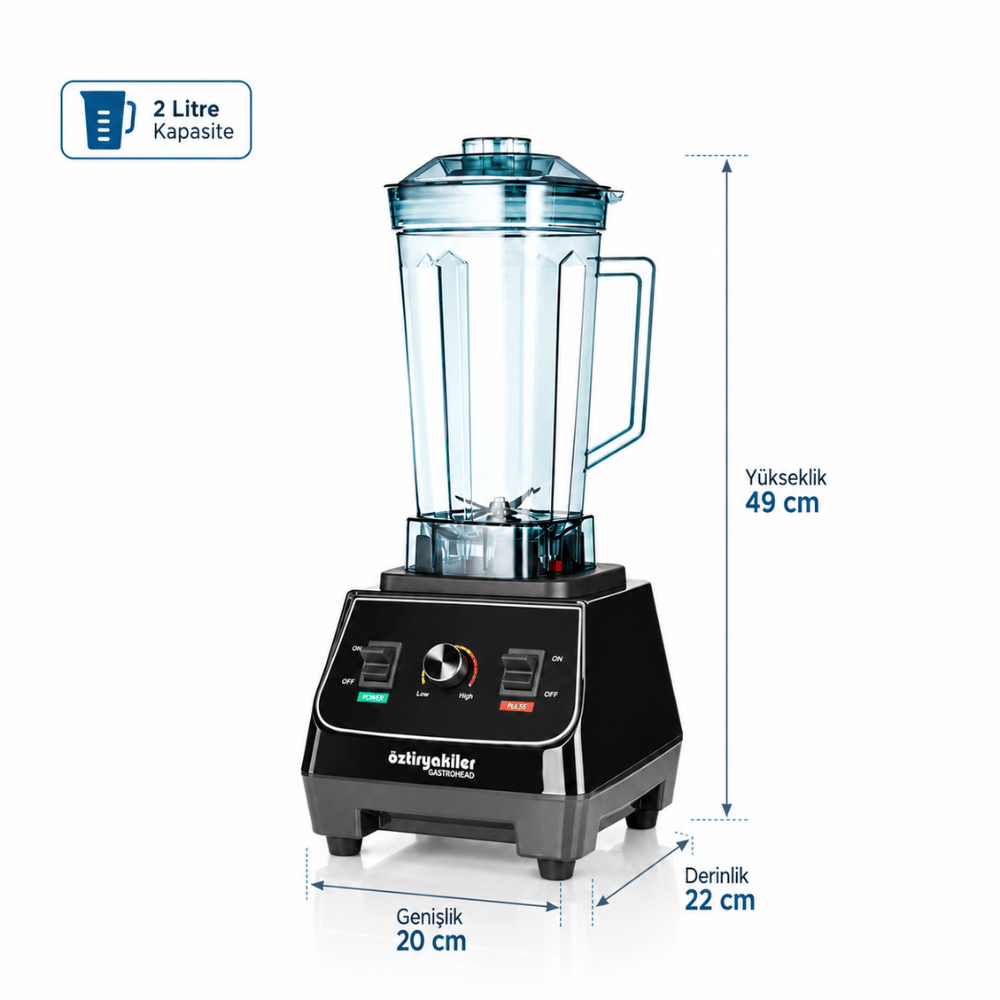 ÖztiryakilerÖztiryakiler Buz Kırıcılı Bar Blender 2 Litre9563.BL811.00