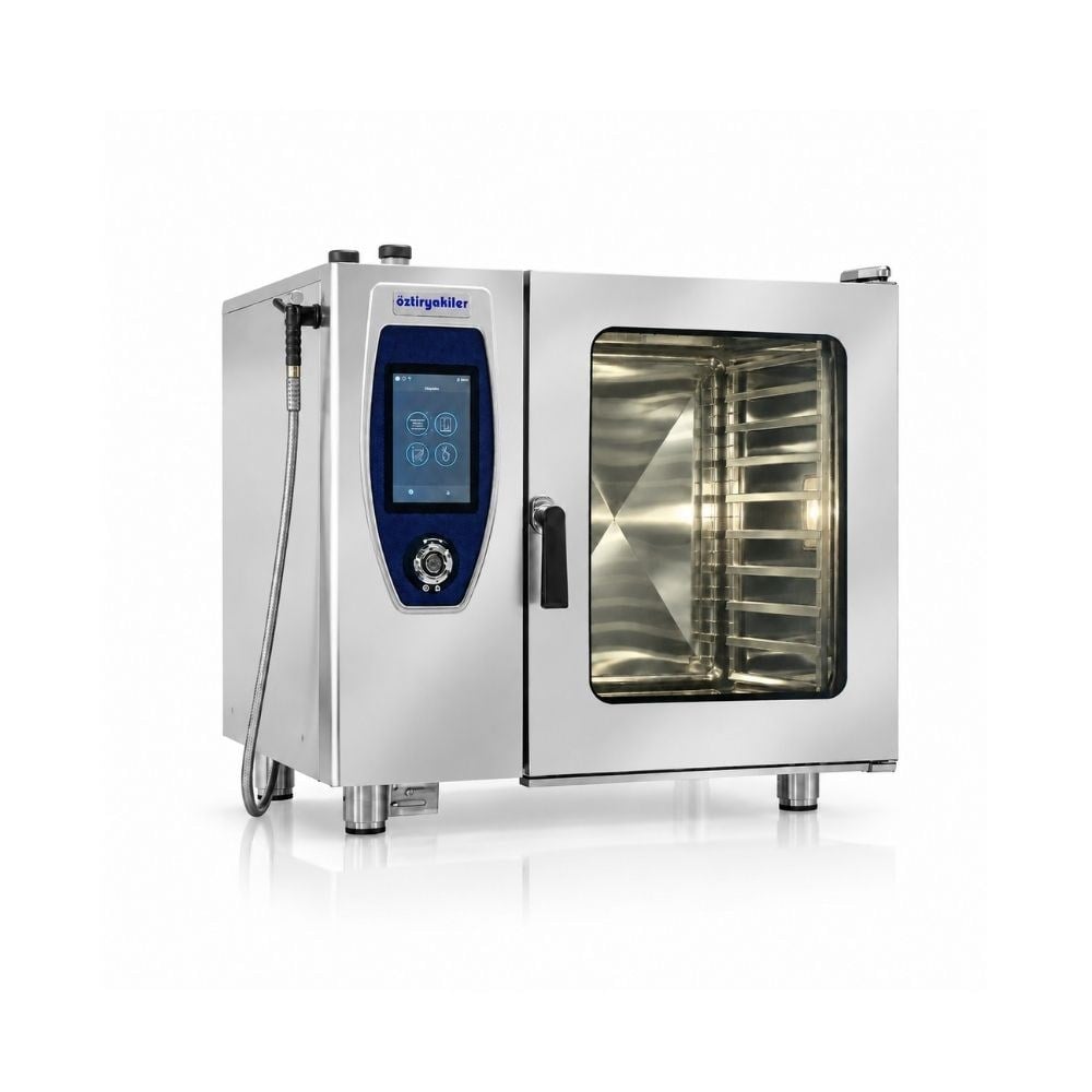 ÖztiryakilerÖztiryakiler Doğalgazlı Konveksiyonlu Kombi Fırın GN 2/1 - 10 Tepsi 380V7890.C1.10G21.03