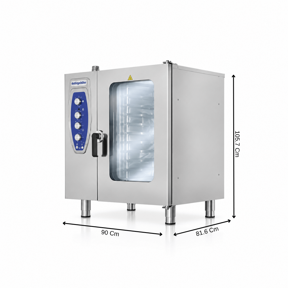 ÖztiryakilerÖztiryakiler Elektrikli Konveksiyonlu Fırın GN 1/1 - 10 Tepsi 380V7890.10G11.01