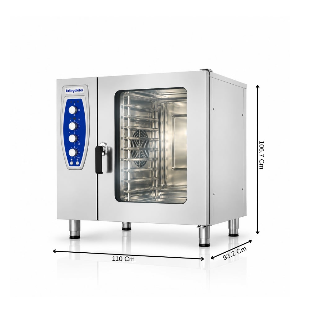 ÖztiryakilerÖztiryakiler Elektrikli Konveksiyonlu Fırın GN 2/1 - 10 Tepsi 380V7890.10G21.01