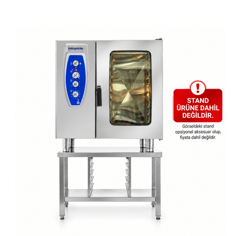 ÖztiryakilerÖztiryakiler Elektrikli Konveksiyonlu Fırın GN 1/1 - 10 Tepsi 380V7890.10G11.01