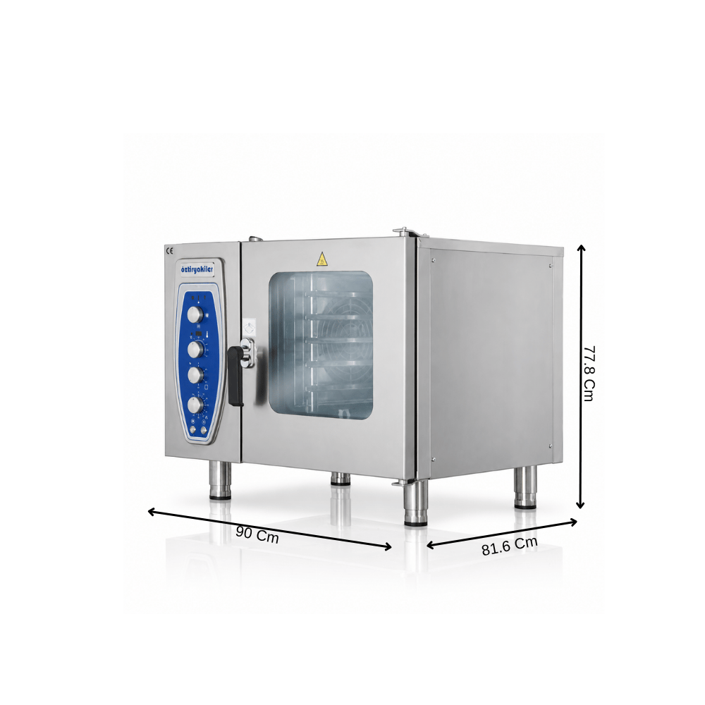 ÖztiryakilerÖztiryakiler Elektrikli Konveksiyonlu Fırın GN 1/1 - 6 Tepsi 380V7890.95708.01