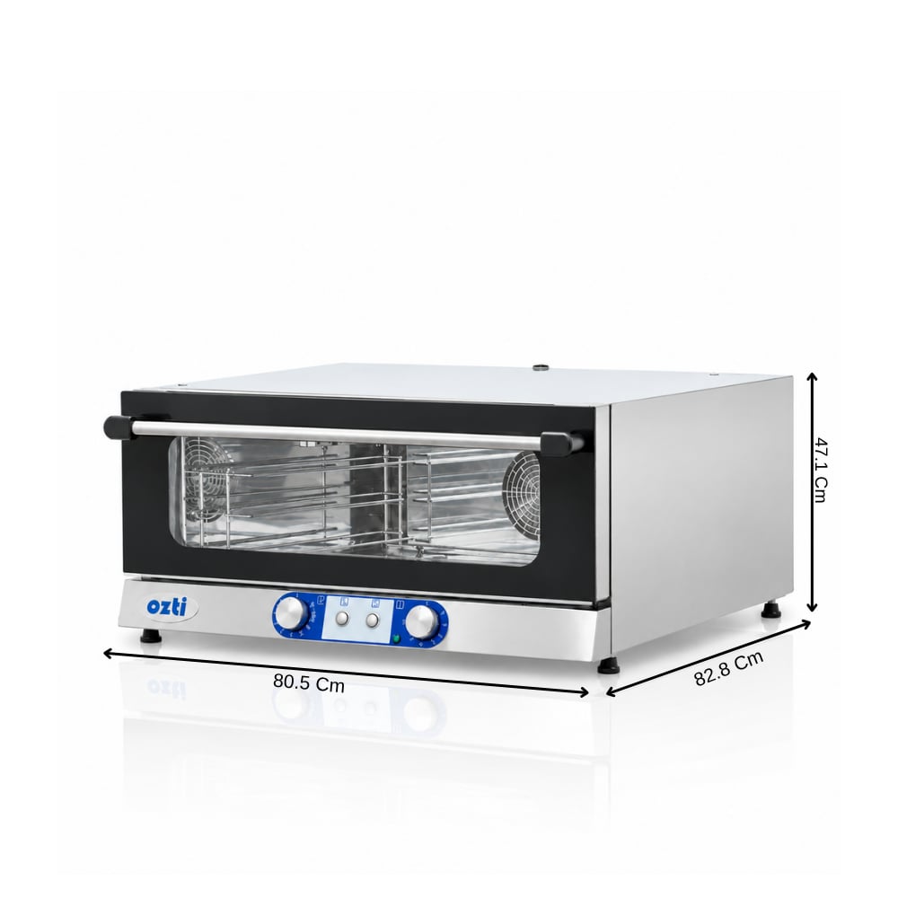 ÖztiryakilerÖztiryakiler Elektrikli Manuel Konveksiyonlu Pastane Fırını 40x60 - 3 Tepsi 220V7890.60400.3T