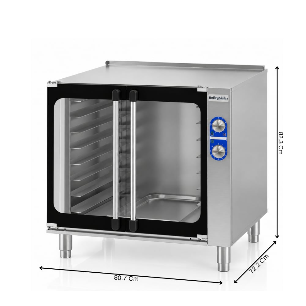 ÖztiryakilerÖztiryakiler Mayalandırma Kabini 40x60 - 8 Tepsi Raylı 220V7868.40608.MD