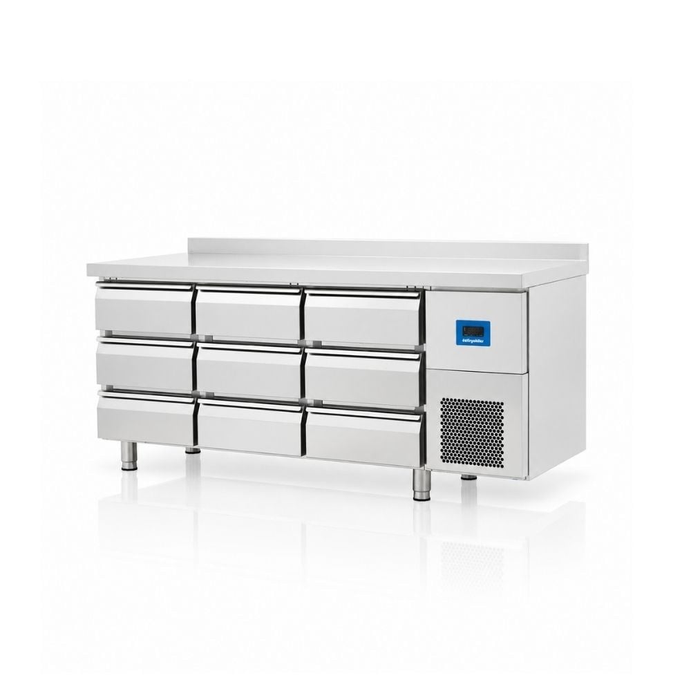 ÖztiryakilerÖztiryakiler TA 360 LMV 9 Çekmece Tezgah Tip Derin Dondurucu 380 Litre79E3.36LMV.03