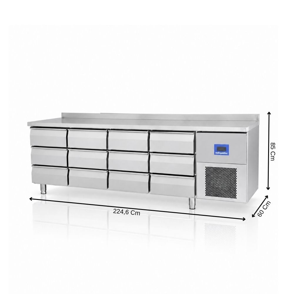 ÖztiryakilerÖztiryakiler TA 460 LMV 12 Çekmece Tezgah Tip Derin Dondurucu 518 Litre79E3.46LMV.03