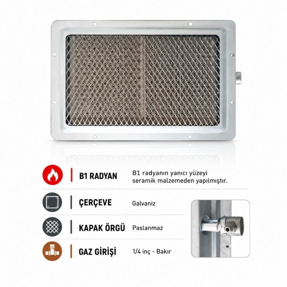 PimakPimak B1 Radyan Taşı 23x17x7 (cm) B1