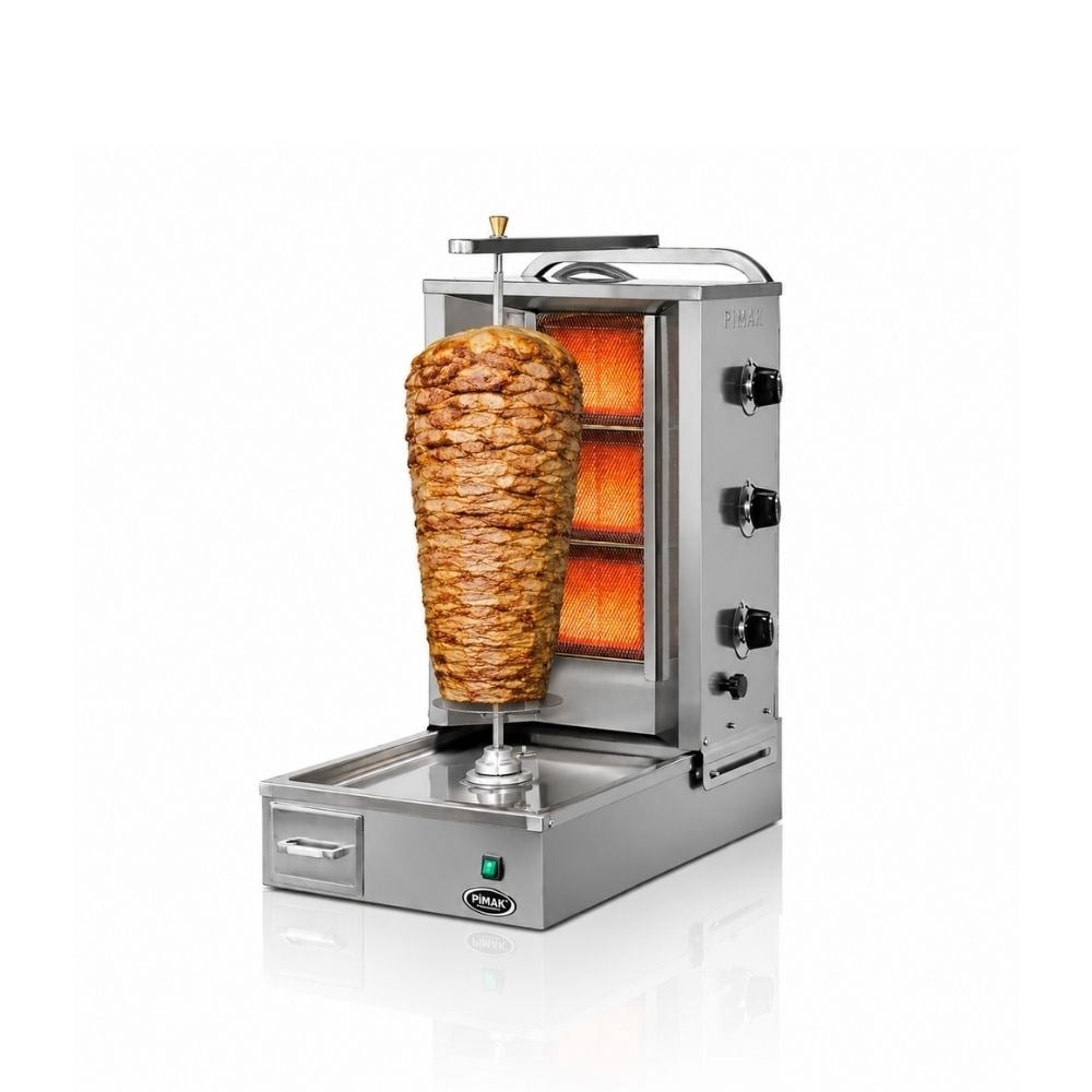 PimakPimak Doğalgazlı Alt Motorlu Döner Makinası 3 RadyanDO6/M77-(3A)