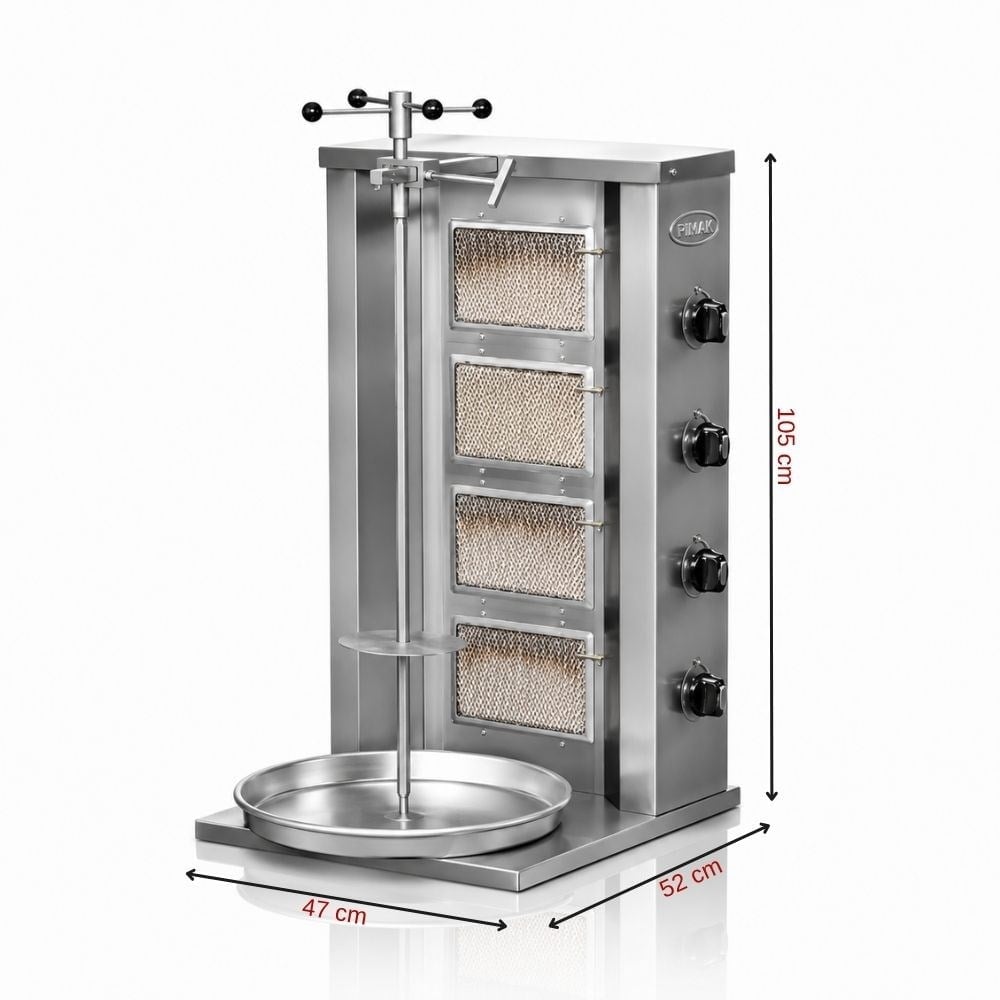 PimakPimak Doğalgazlı Döner Makinesi 4 RadyanDO7/M76