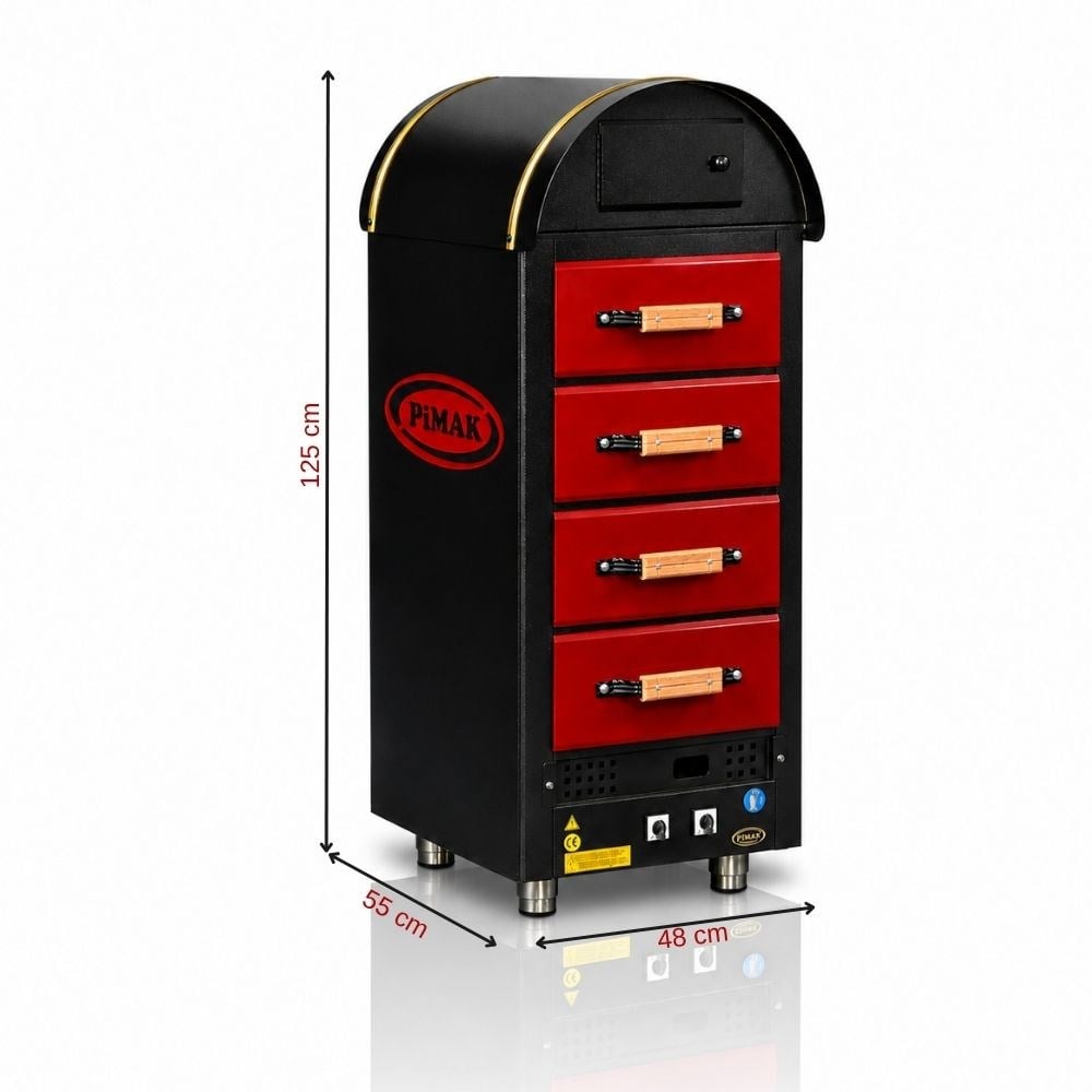 PimakPimak Elektrik Kumpir Fırını 4 ÇekmeceliM079-4E