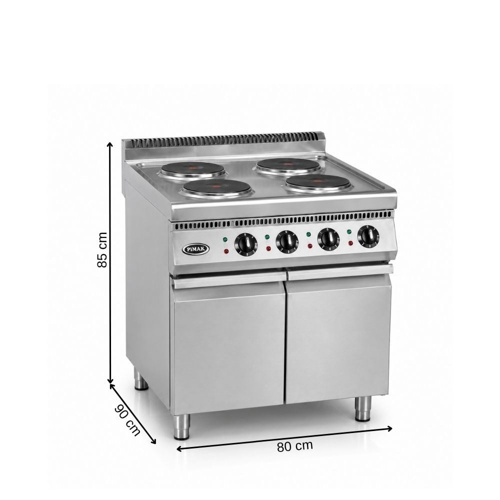 PimakPimak Elektrikli Ocak 900 Seri 4 Gözlü 80 x 90 x 85 (cm)90SD-M068