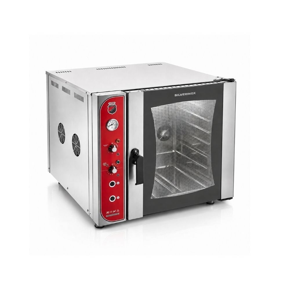 Işıkgaz SilverinoxPimak Elektrikli Patiseri Fırın 40X60 Cm - 6 Tepsi 380VPT-6