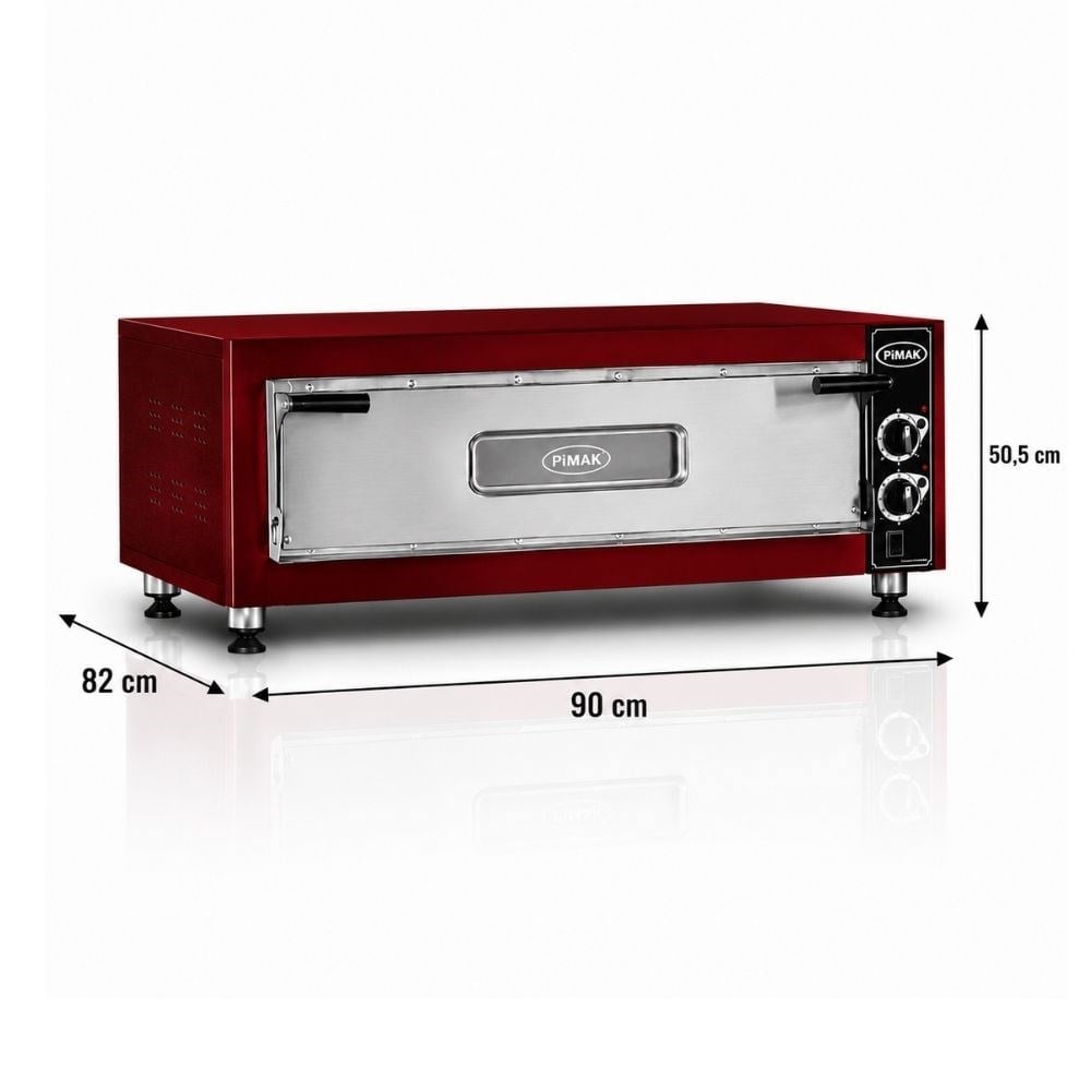PimakPimak Elektrikli Pizza Fırını 4 Adet 62 x 62 (cm) İç EbatM012-4