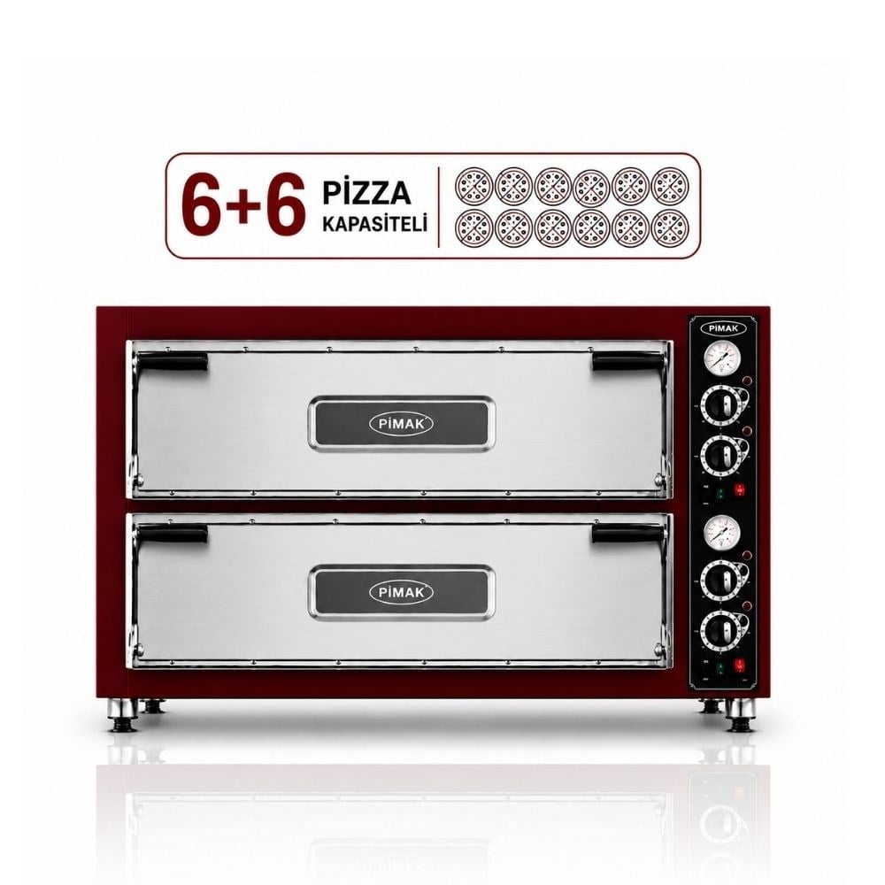 PimakPimak Elektrikli Pizza Fırını 6 + 6 AdetM014-6