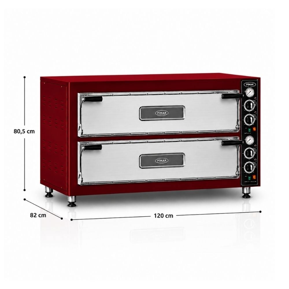 PimakPimak Elektrikli Pizza Fırını 6 + 6 AdetM014-6