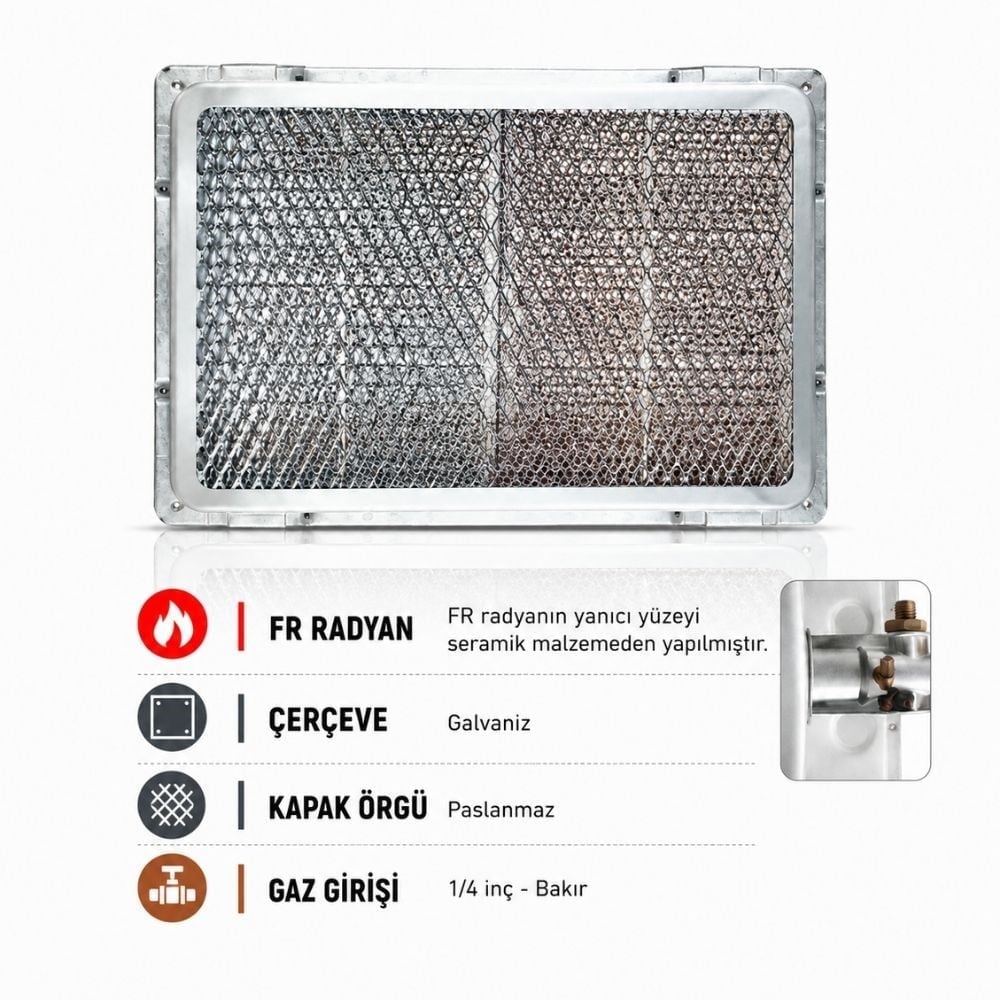 PimakPimak Fransız Tip Radyan Taşı 23x17x10 (cm) FR