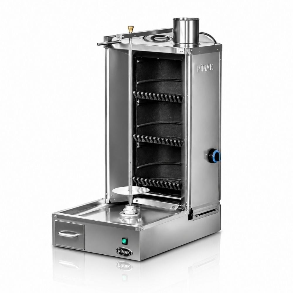 PimakPimak Kömürlü Döner Makinesi 3 Radyan MotorluM77-(3K)