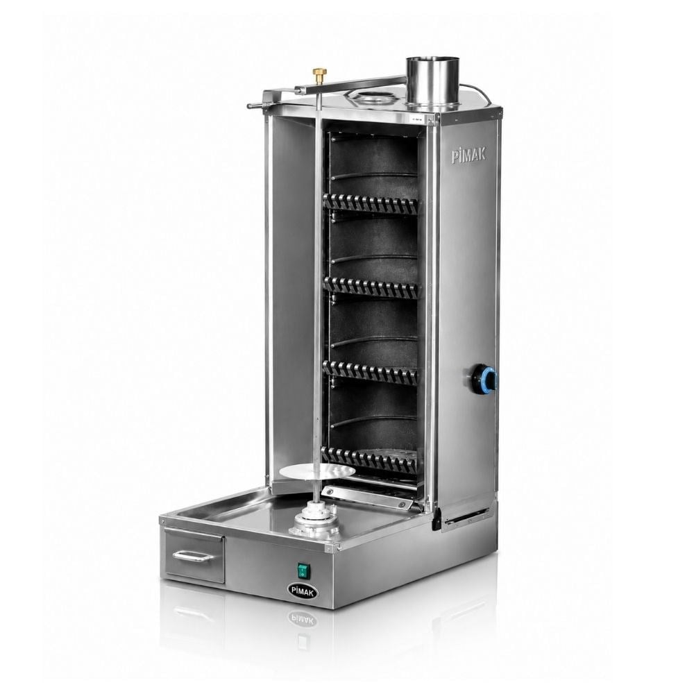 PimakPimak Kömürlü Döner Makinesi 4 Radyan MotorluM77-(4K)