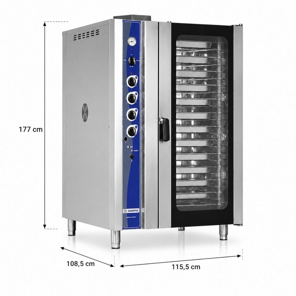 PimakPimak Konveksiyonlu Fırın Elektrikli 40 TepsiDFKE40