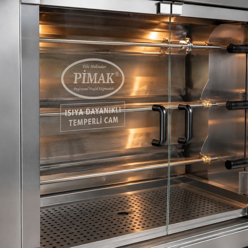 PimakPimak Radyanlı Piliç Çevirme Makinesi Tüplü 24 PiliçM004R-G