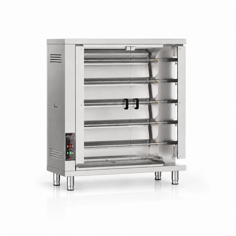 PimakPimak Radyanlı Piliç Çevirme Makinesi Tüplü 30 PiliçM005R-G