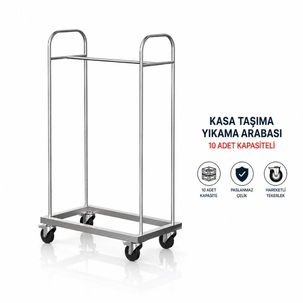 PimakPimak Robot Döner Kasa Taşıma Yıkama Arabası EkipmanlarıYK-KTTB