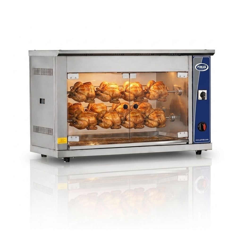 PimakPimak Setüstü Piliç Makinesi Doğalgazlı 12 Piliç 88 x 50 x 65 (cm)M003