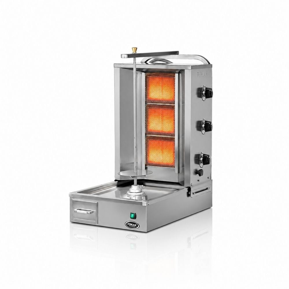 PimakPimak Tüplü Alt Motorlu Döner Makinası 3 RadyanDO6/M77-(3A)-G