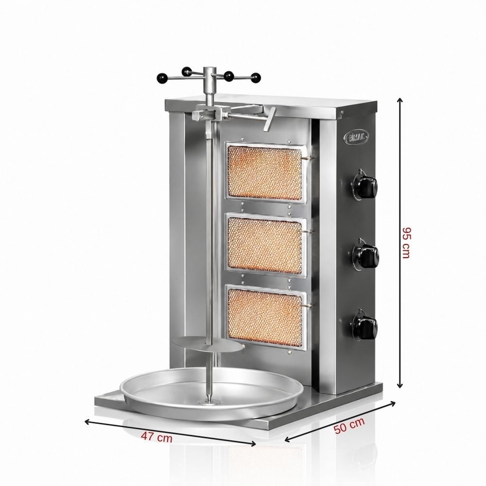 PimakPimak Tüplü Döner Makinesi 3 RadyanDO6/M75-G