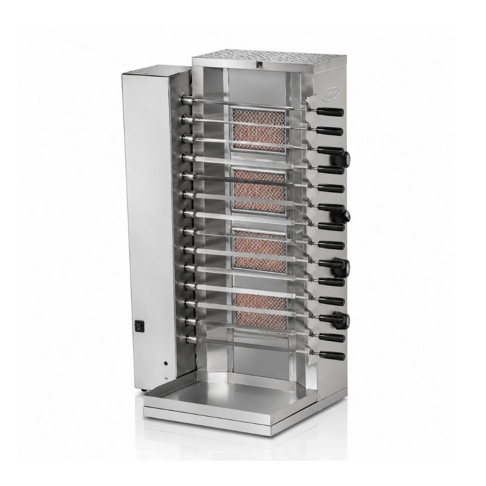 PimakPimak Tüplü Dönerli Kebap Makinası 4 RadyanM077-4AK-G