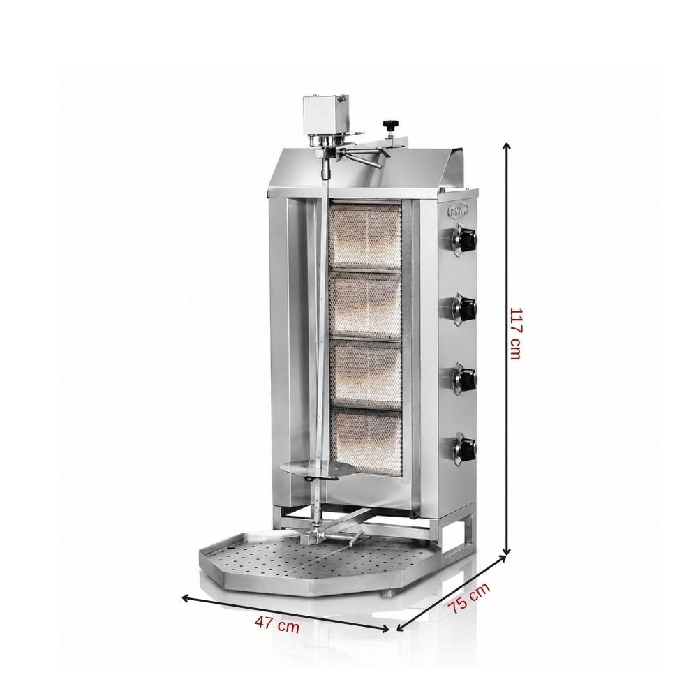 PimakPimak Tüplü Motorlu Döner 4 RadyanDO7/M77-1(4P)-G
