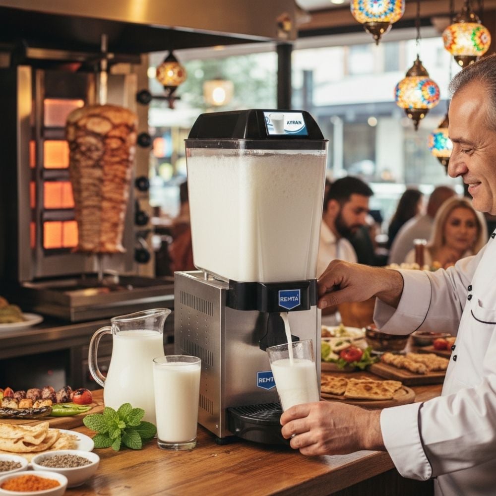 RemtaRemta Tekli 20 LT Karıştırıcılı Soğutuculu Ayran MakinesiST11