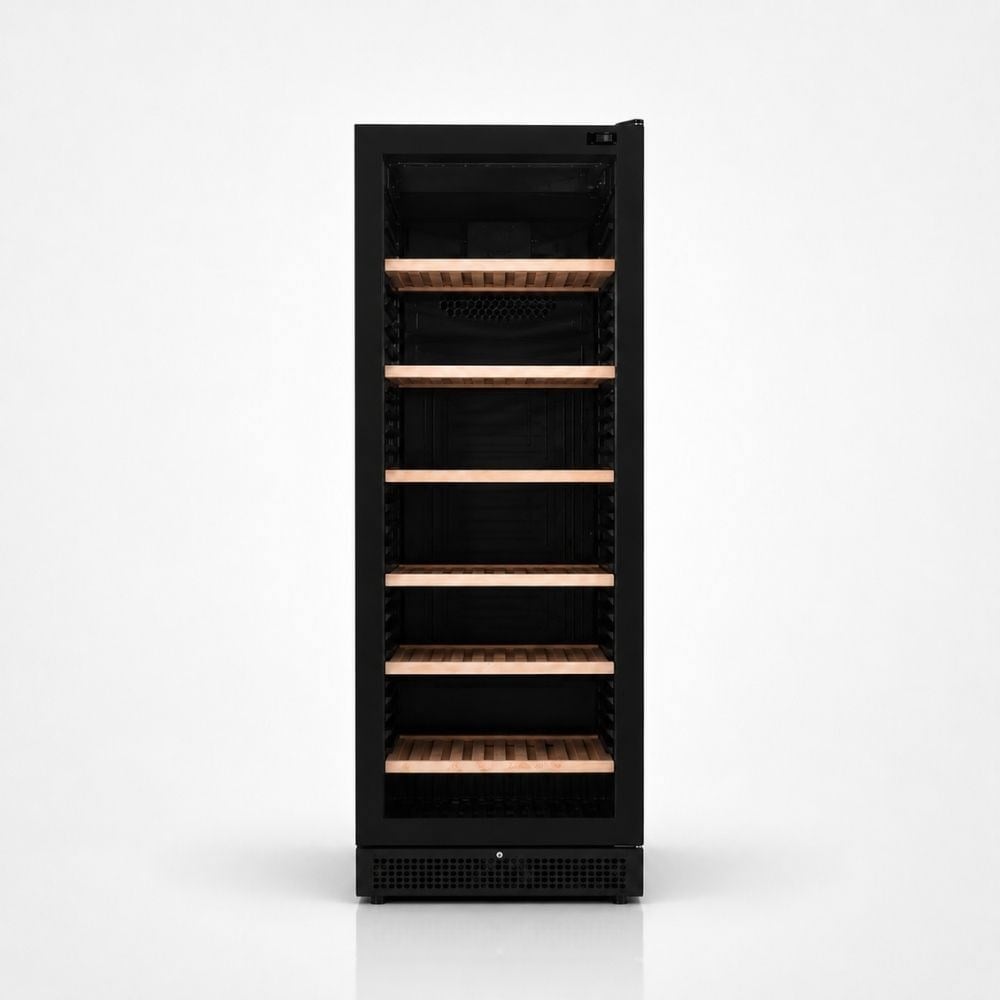 ŞENOCAKŞenocak D-372 WIC Frameless Tek Kapılı Ahşap Raflı Şarap Dolabı 220VD-372 WOC WIC