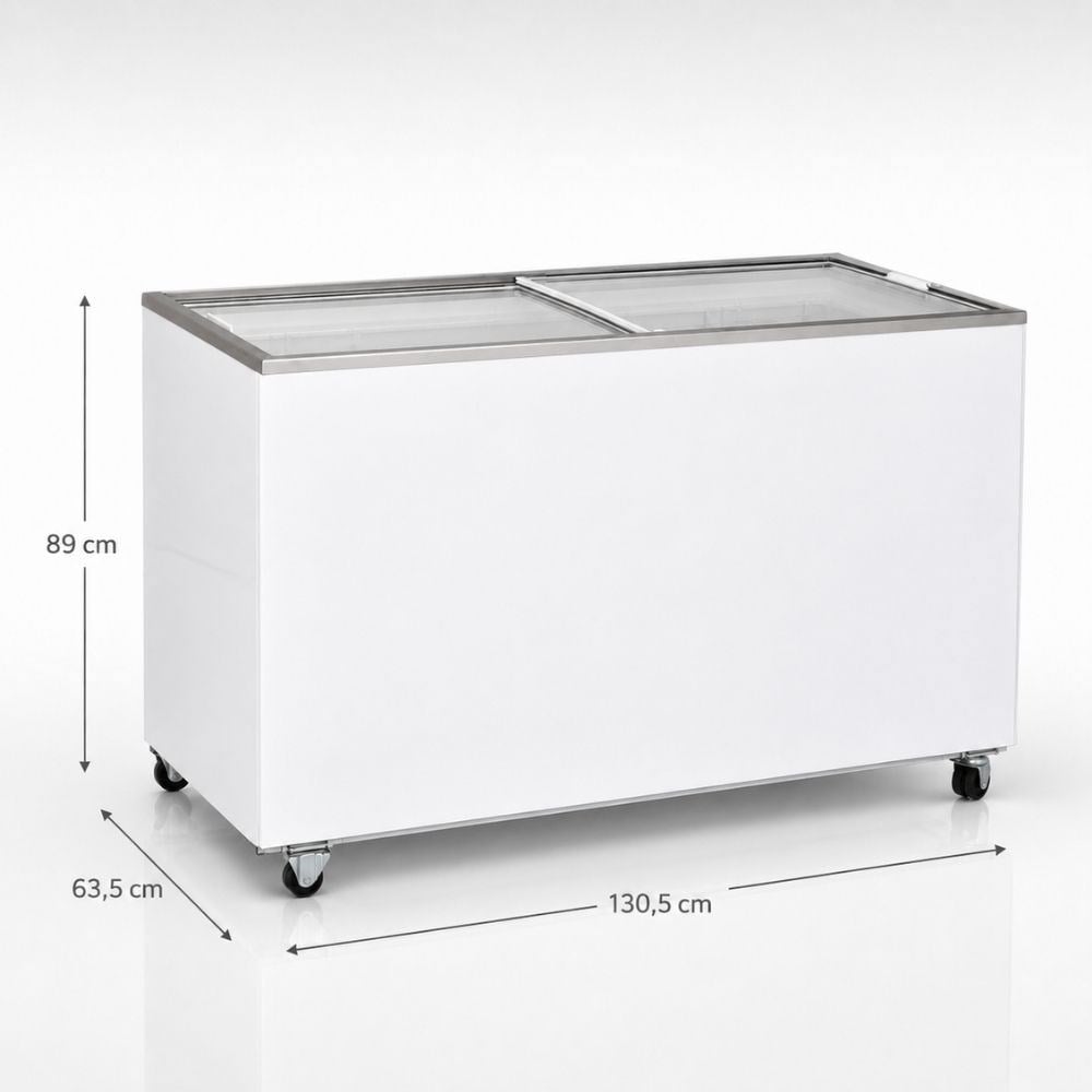 ŞENOCAKŞenocak D-400 DFSG FF Düz Sürgü Camlı Derin Dondurucu 220VD-400 DFSG FF