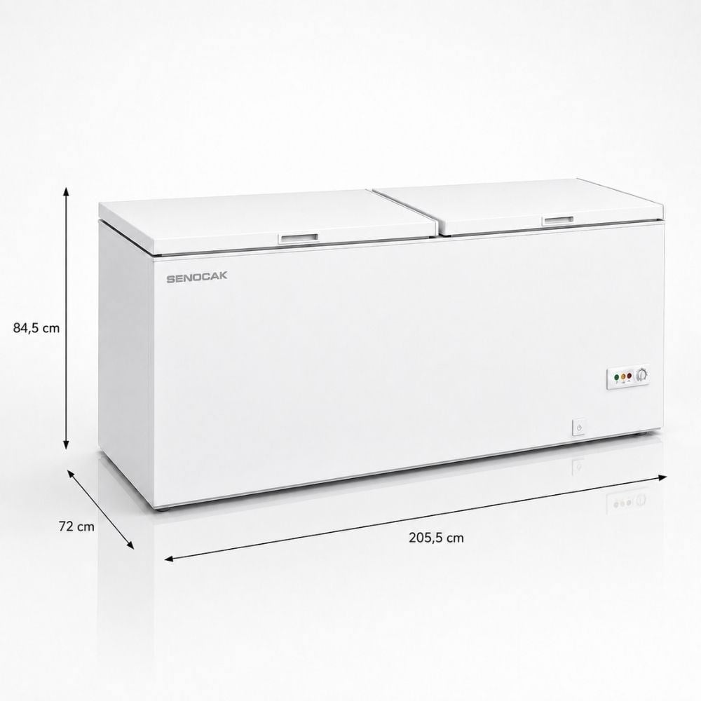 ŞENOCAKŞenocak D620 DF DUAL 600 Lt Çift Modlu Derin DondurucuD620-DF-DUAL