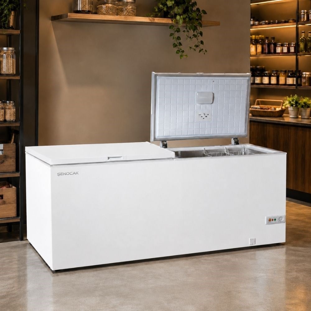ŞENOCAKŞenocak D621 DF IX DUAL 600 Lt Çift Modlu DondurucuD621-DF-IX-DUAL