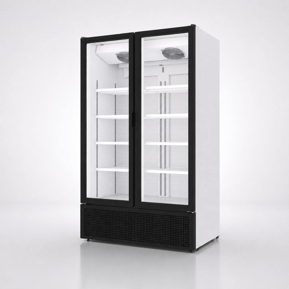 ŞENOCAKŞenocak S-1300 Slim WOC Çift Kapılı Kanopisiz Şişe Soğutucu Dolap 220VS-1300 SLİM TD KANOPİSİZ