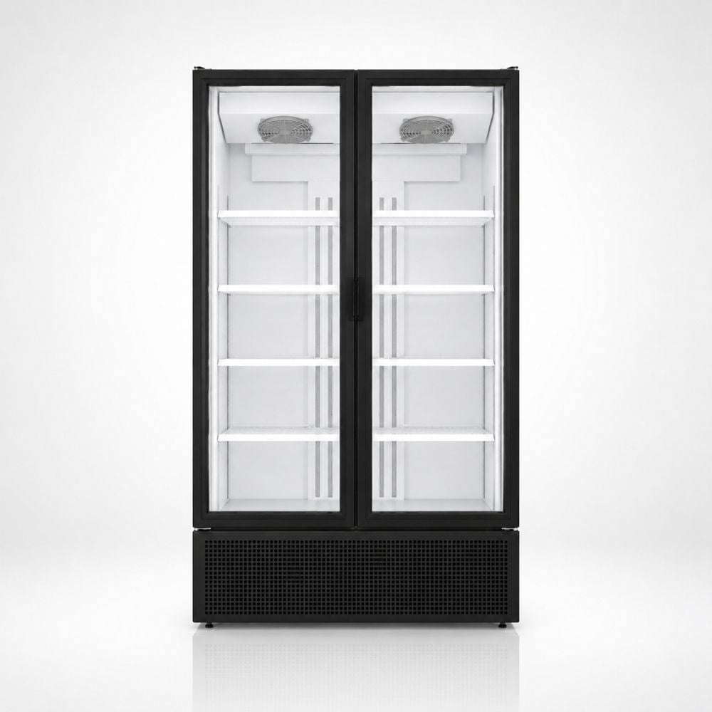 ŞENOCAKŞenocak S-1300 Slim WOC Çift Kapılı Kanopisiz Şişe Soğutucu Dolap 220VS-1300 SLİM TD KANOPİSİZ