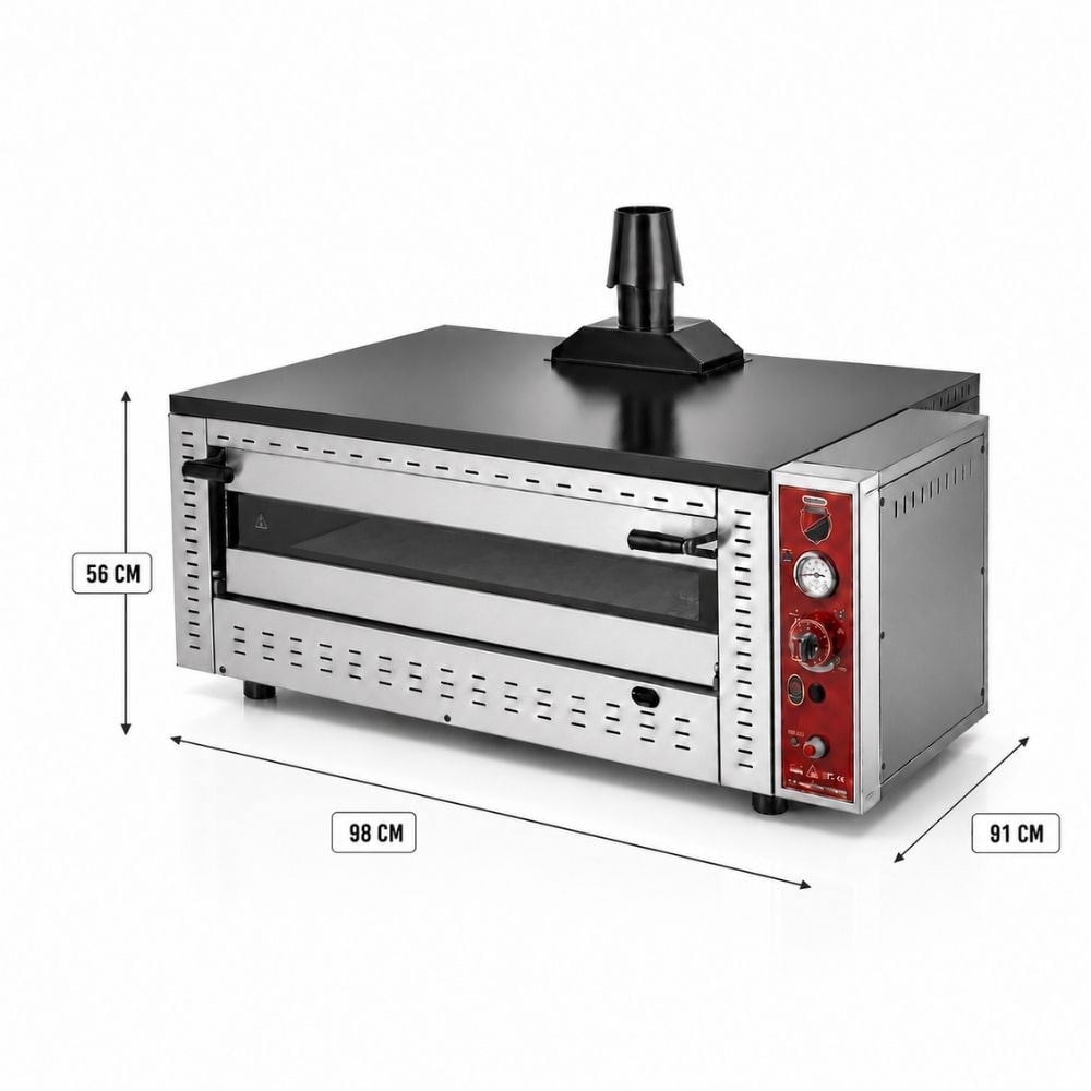 Işıkgaz SilverinoxSilverinox Doğalgazlı 30 Cm 4 Pizza Kapasiteli Pizza FırınıPF-62 G