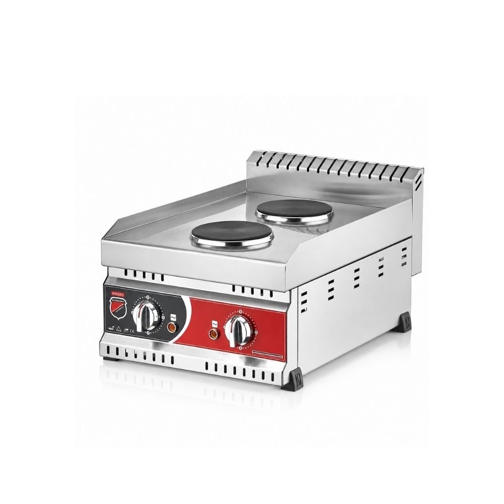 Işıkgaz SilverinoxSilverinox Elektrikli Set Üstü 2 Gözlü Pleyt Isıtıcı 220VEP-02
