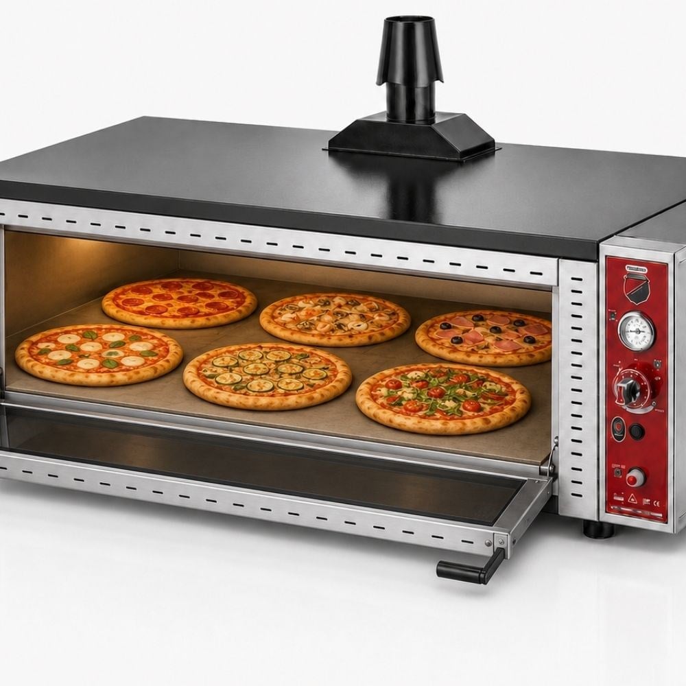 Işıkgaz SilverinoxSilverinox Tüplü 30 Cm 6 Pizza Kapasiteli Pizza FırınıPF-92 G-G
