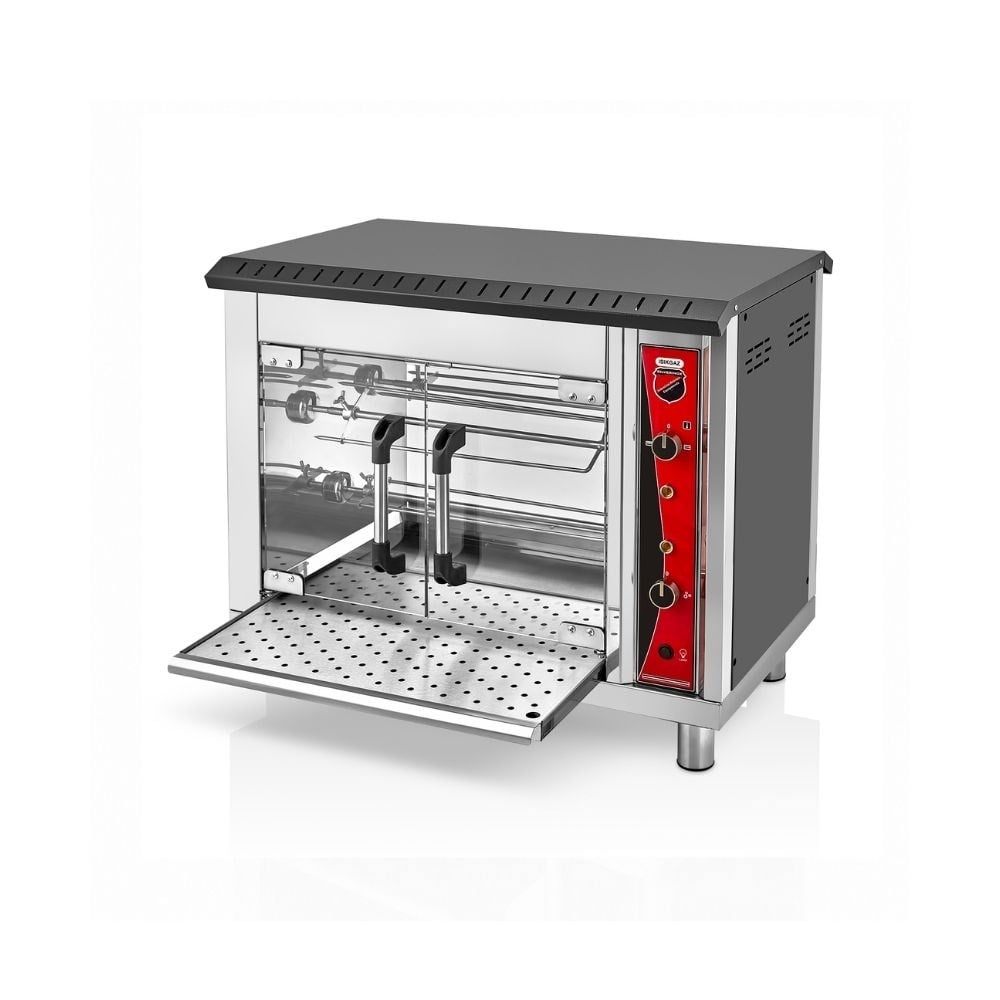 Işıkgaz SilverinoxSilverinox Tüplü Set Üstü Piliç Çevirme 3 Şiş 9 PiliçPL-9G-G