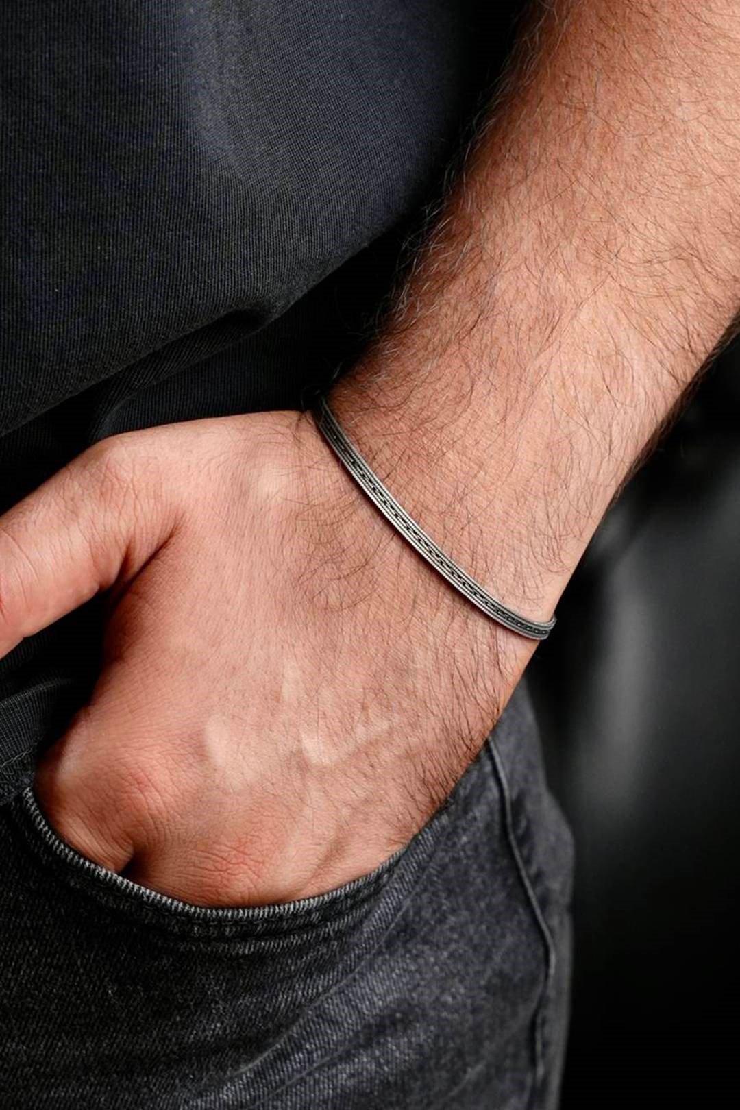 Class Tasarım 925 Ayar Gümüş Bileklik