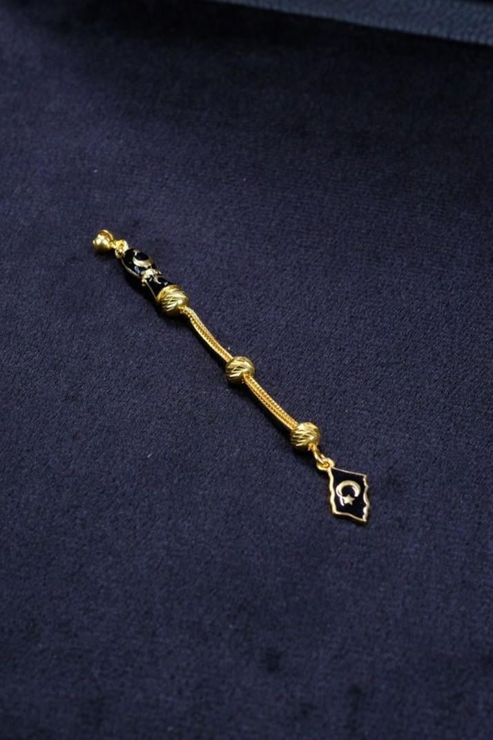 Gold Ayyıldız Tasarım Gümüş Püskül