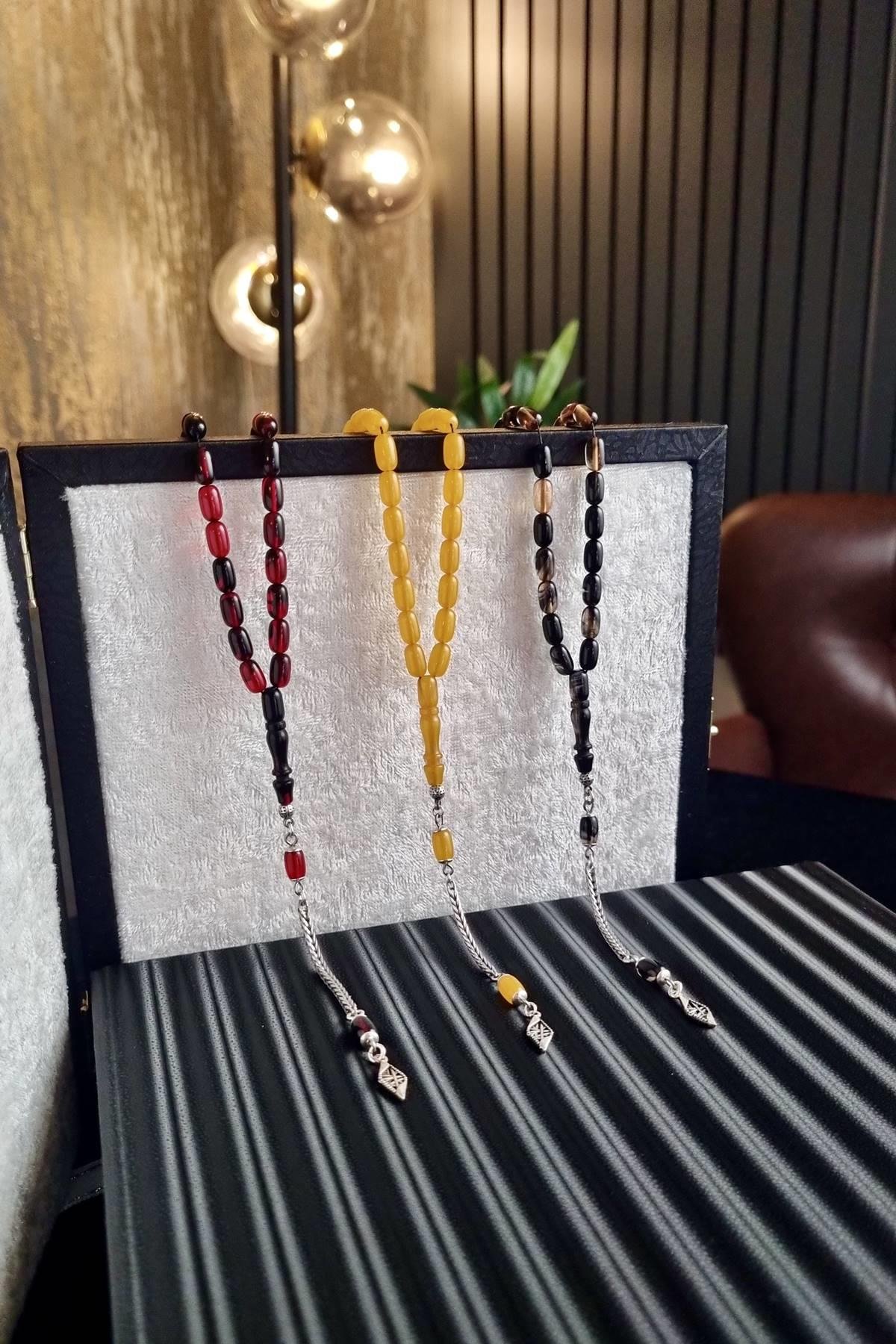 Üç Silahşör Basic Tasarım Ateşi Sıkma Kehribar 3'lü Set